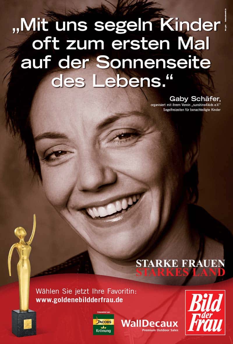GOLDENE BILD der FRAU 2011 Preisträgerin Gaby Schäfer Kampagne / Cover