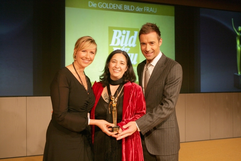 GOLDENE BILD der FRAU Preis 2006 Preisträgerin Seyran Ates, Kai Pflaume, Andrea Kiewel