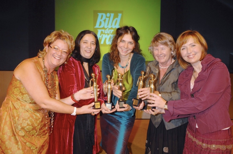 GOLDENE BILD der FRAU Preis 2006 Preisträgerinnen Gruppenfoto
