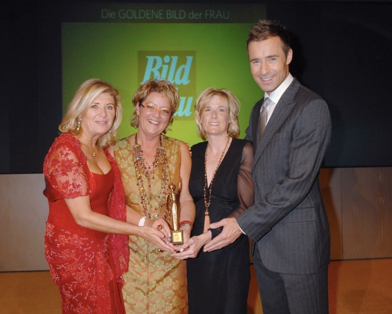 GOLDENE BILD der FRAU Preis 2006 Preisträgerin Petra Moske, Jutta Speidel, Sandra Immoor und Kai Pflaume