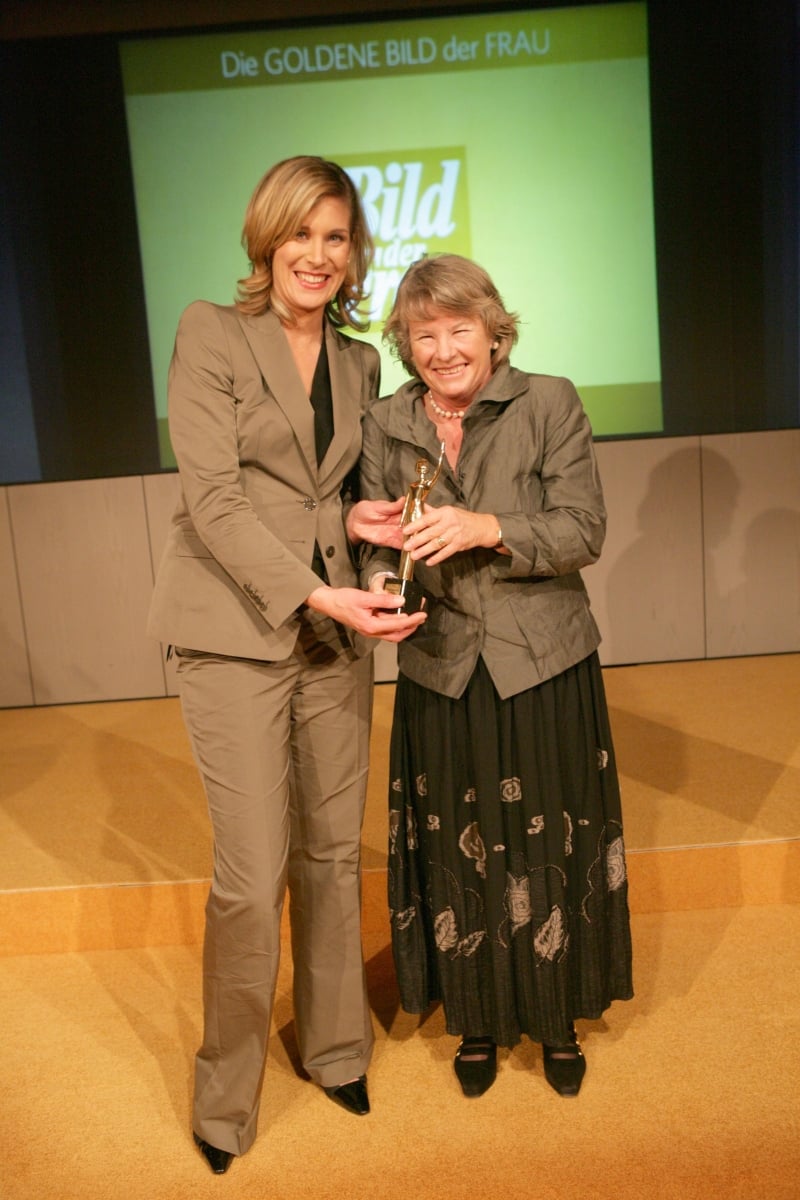 GOLDENE BILD der FRAU Preis 2006 Preisträgerin Eva Brinkmann to Broxten, Silvana Koch-Mehrin