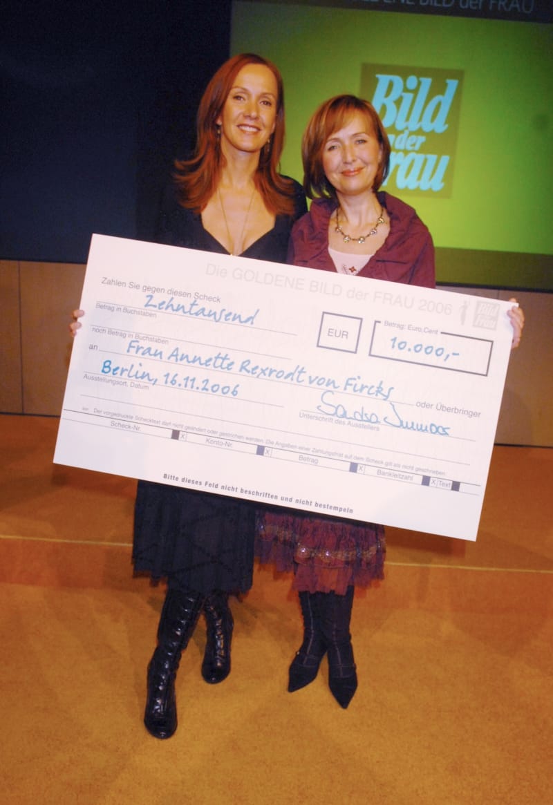 GOLDENE BILD der FRAU Preis 2006 Preisträgerin Annette Rexrodt von Fircks
