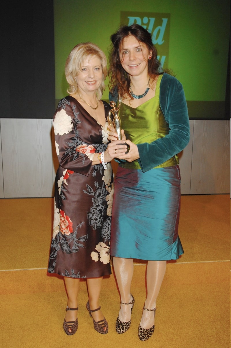 GOLDENE BILD der FRAU Preis 2006 Preisträgerin Barbara Hirt, Sabine Postel