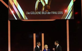 2015 GOLDENE BILD der FRAU Gala Kai Pflaume & Sandra Immoor & Jochen Beckmann