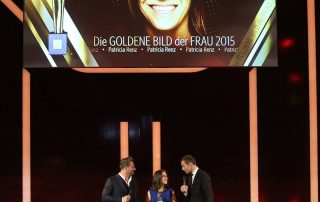 2015 GOLDENE BILD der FRAU Gala Kai Pflaume & Patricia Renz & Sänger Sasha
