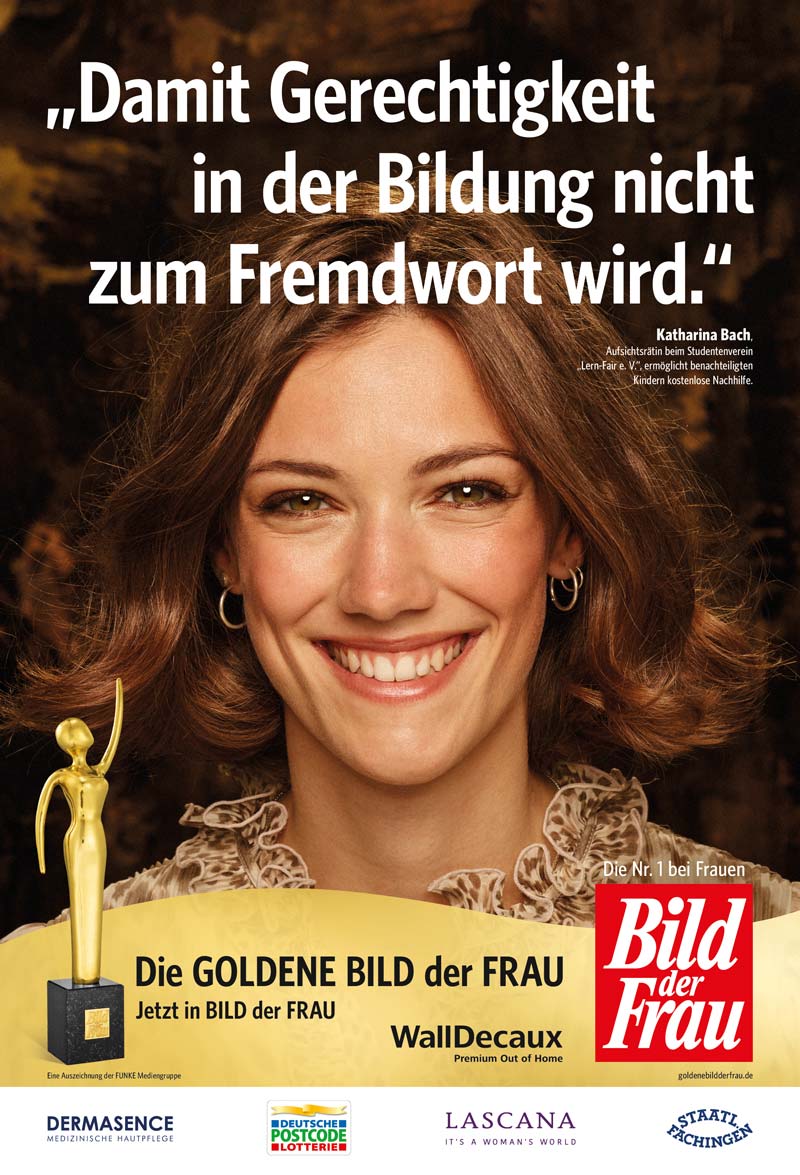 GOLDENE BILD der FRAU 2022 Preisträgerin Katharina Bach Cover