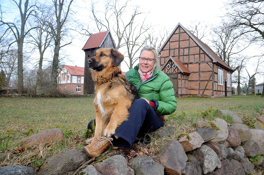 GOLDENE BILD der FRAU 2015 Preisträgerin Petra Mannfeld & Hund