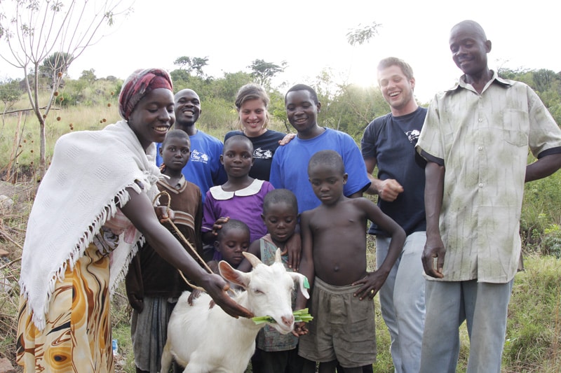 GOLDENE BILD der FRAU 2012 Preisträgerin Vanessa Velte in Afrika