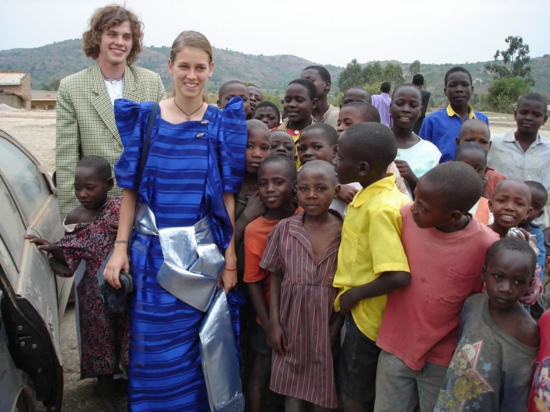 GOLDENE BILD der FRAU 2012 Preisträgerin Vanessa Velte in Afrika